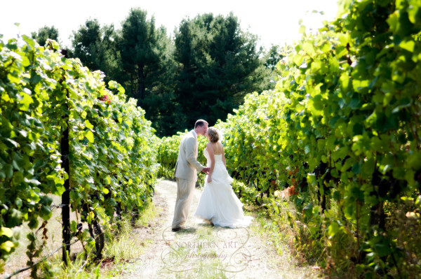 A kiss in the vineyard