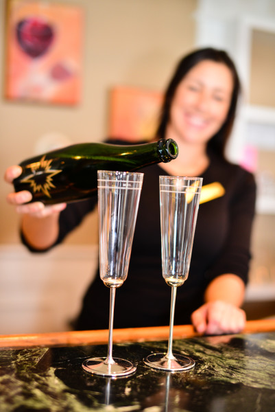 Pouring Sparkling Wine