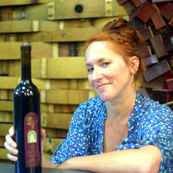 Photo of Jill Chumbler, tasting room manager at Black Star Farms Suttons Bay.