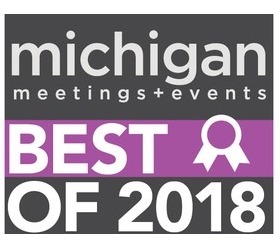 Michigan Meetings abd Events Best Of Award for 2018.