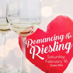 Promotional photo for the Romancing Riesling Old Mission Peninsula Wine Trail event.
