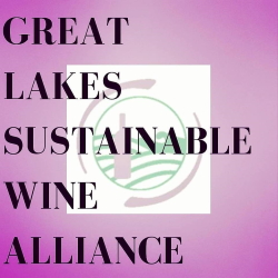 Logo and link to information about the Great Lakes Sustainable Wine Alliance.