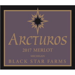 Label for Arcturos Merlot.