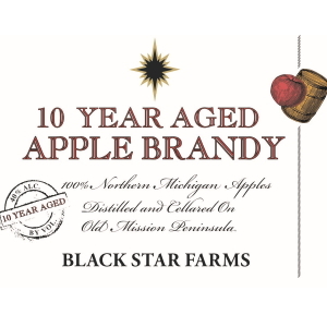 Label for the 10-Year Aged Apple Brandy.