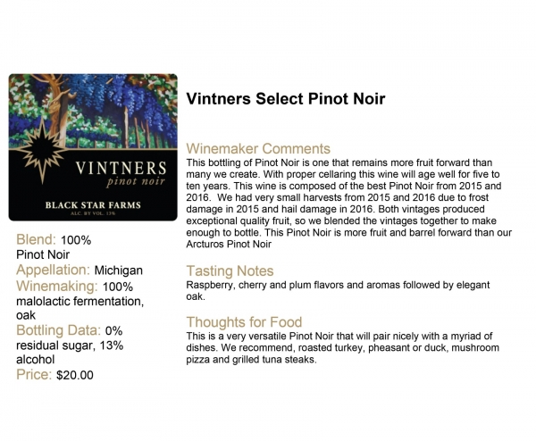 Wine Info VSPN 9 21