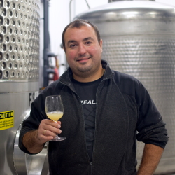 Photo of Vladimir Banov, the Production Winemaker at Black Star Farms Old Mission.