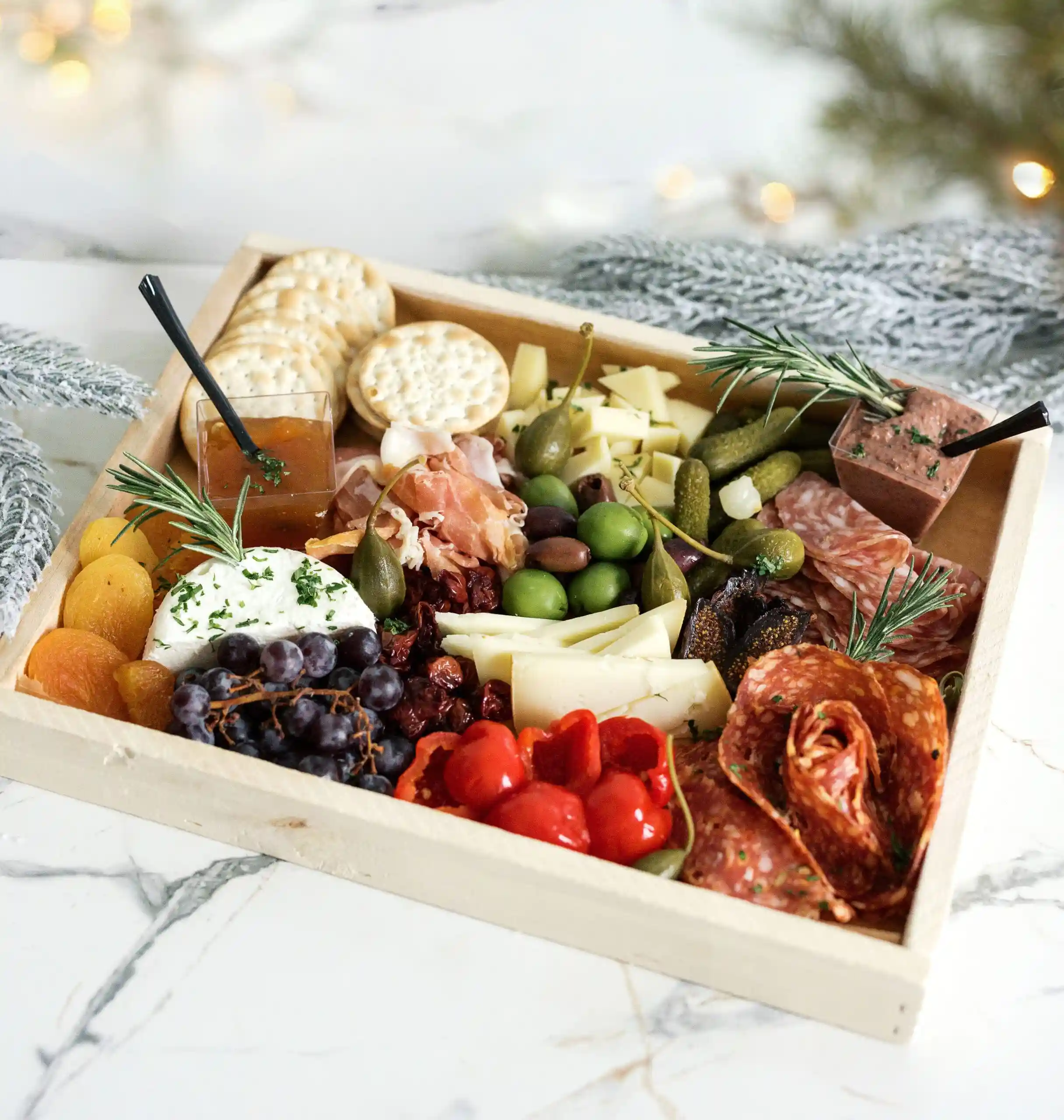 Dining 4 Charcuterie board with Pinot Noir