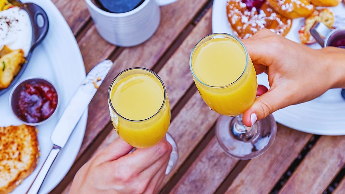 Mimosas with Sunday Brunch