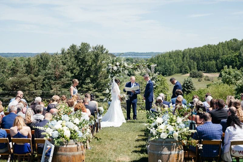 Black-Star-Vineyard-Wedding Golden Hour in the Vines