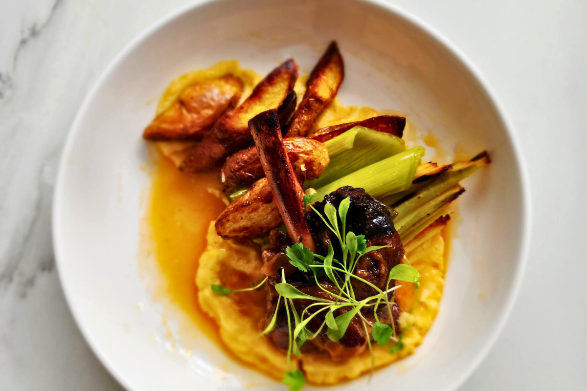 Goat Shank Entree for Think Spring Inn Dinner